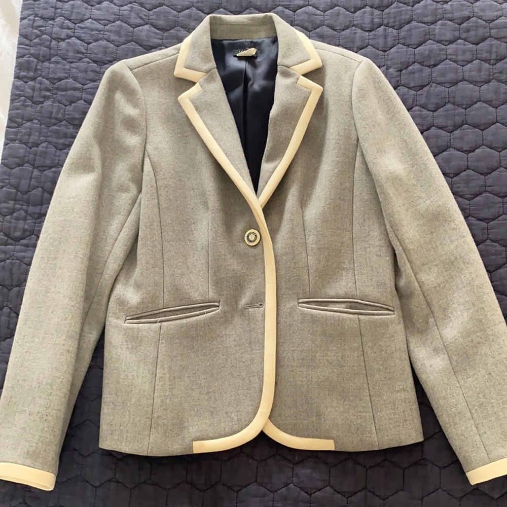 J Crew wool nautical jacket
